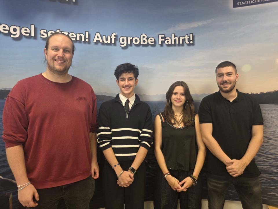 Die Vertreter der Schüler mit Verantwortung der FOS Starnberg