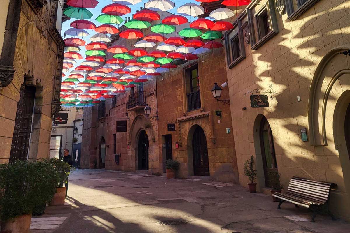 alte Straßengasse in Spanien